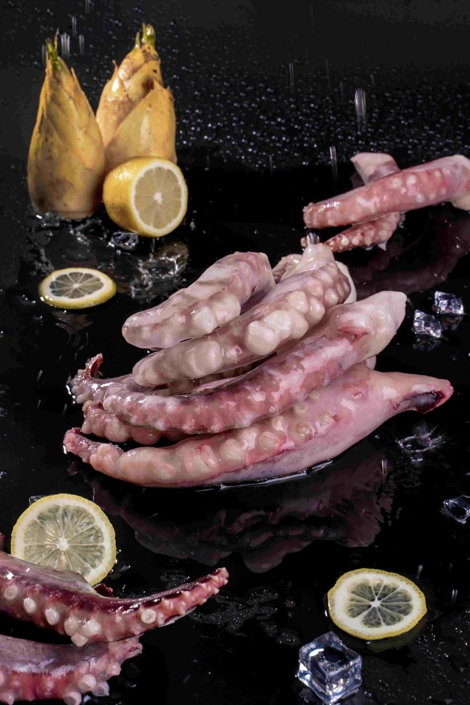 Frozen Squid Tentacles Skin-on